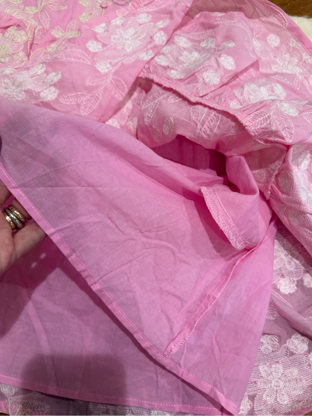 Avara Maddie Pink Lace Short Dress M NWT - Picture 11 of 14